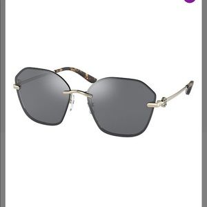 Tory Burch Geometric Round Sunglasses NWOT